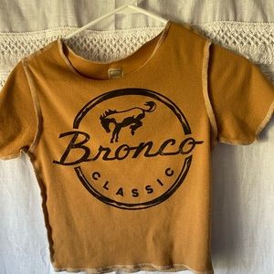 cute broncos tee